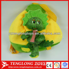 Children Birthday Gifts Cartoon Dragon shaped Plush Animal Bag